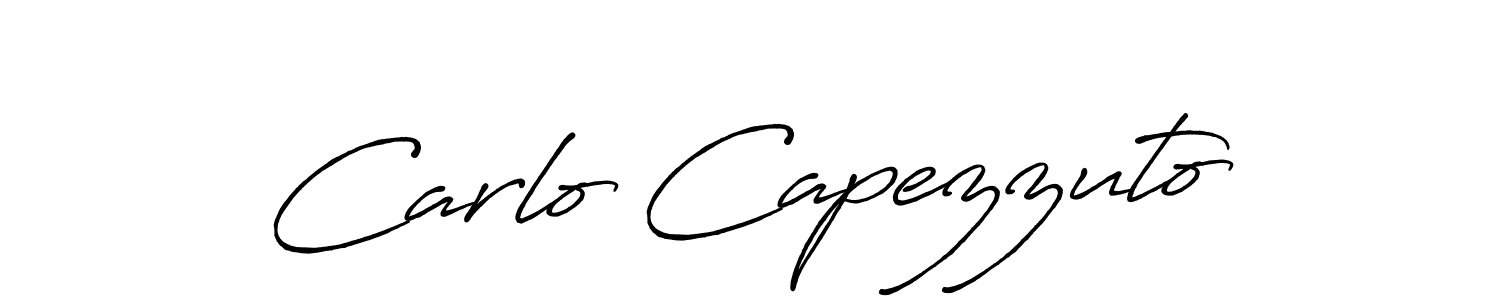 Design your own signature with our free online signature maker. With this signature software, you can create a handwritten (Antro_Vectra_Bolder) signature for name Carlo Capezzuto. Carlo Capezzuto signature style 7 images and pictures png