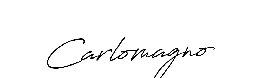 You should practise on your own different ways (Antro_Vectra_Bolder) to write your name (Carlomagno) in signature. don't let someone else do it for you. Carlomagno signature style 7 images and pictures png