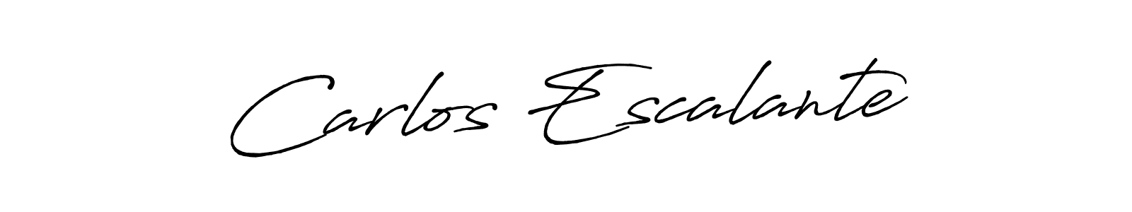 Make a beautiful signature design for name Carlos Escalante. With this signature (Antro_Vectra_Bolder) style, you can create a handwritten signature for free. Carlos Escalante signature style 7 images and pictures png
