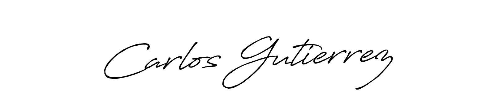 Use a signature maker to create a handwritten signature online. With this signature software, you can design (Antro_Vectra_Bolder) your own signature for name Carlos Gutierrez. Carlos Gutierrez signature style 7 images and pictures png
