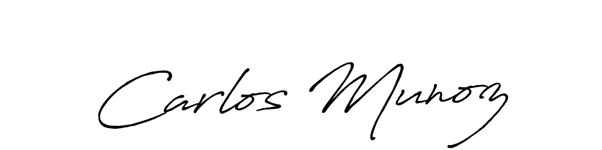 if you are searching for the best signature style for your name Carlos Munoz. so please give up your signature search. here we have designed multiple signature styles  using Antro_Vectra_Bolder. Carlos Munoz signature style 7 images and pictures png