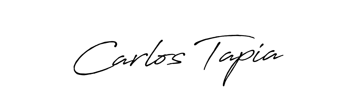 Also You can easily find your signature by using the search form. We will create Carlos Tapia name handwritten signature images for you free of cost using Antro_Vectra_Bolder sign style. Carlos Tapia signature style 7 images and pictures png