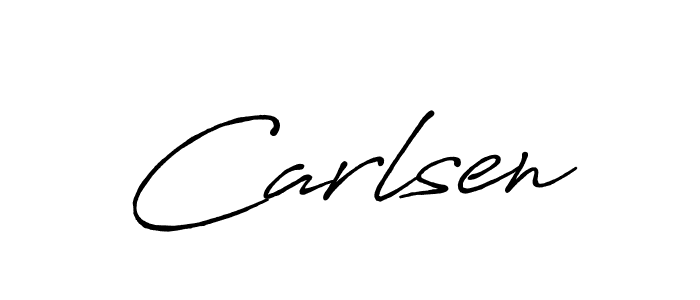 You should practise on your own different ways (Antro_Vectra_Bolder) to write your name (Carlsen) in signature. don't let someone else do it for you. Carlsen signature style 7 images and pictures png