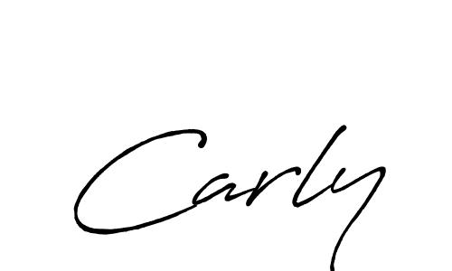 How to make Carly signature? Antro_Vectra_Bolder is a professional autograph style. Create handwritten signature for Carly name. Carly signature style 7 images and pictures png