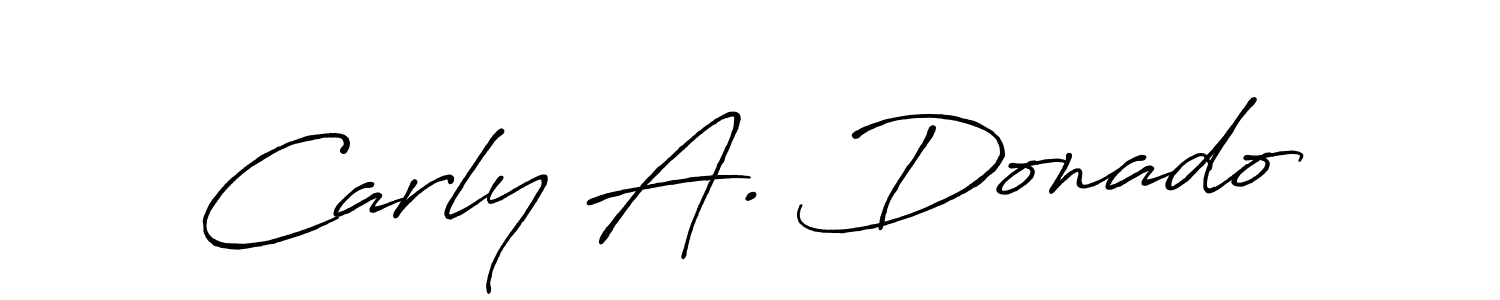 Antro_Vectra_Bolder is a professional signature style that is perfect for those who want to add a touch of class to their signature. It is also a great choice for those who want to make their signature more unique. Get Carly A. Donado name to fancy signature for free. Carly A. Donado signature style 7 images and pictures png