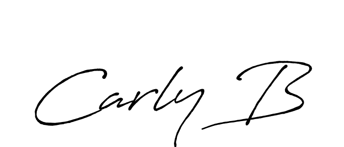 Design your own signature with our free online signature maker. With this signature software, you can create a handwritten (Antro_Vectra_Bolder) signature for name Carly B. Carly B signature style 7 images and pictures png