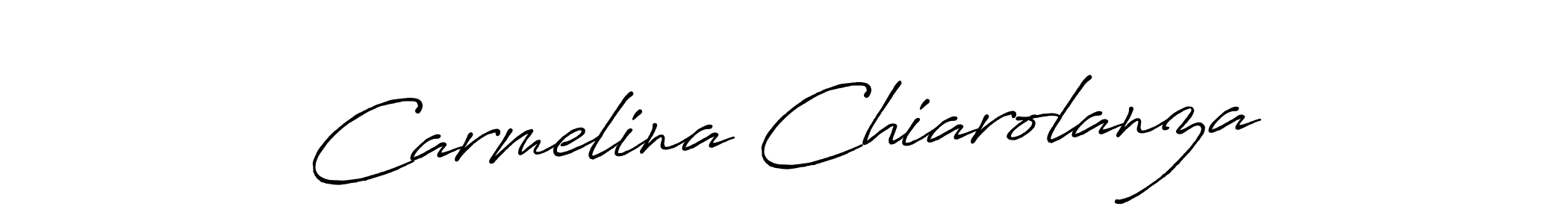 Make a short Carmelina Chiarolanza signature style. Manage your documents anywhere anytime using Antro_Vectra_Bolder. Create and add eSignatures, submit forms, share and send files easily. Carmelina Chiarolanza signature style 7 images and pictures png