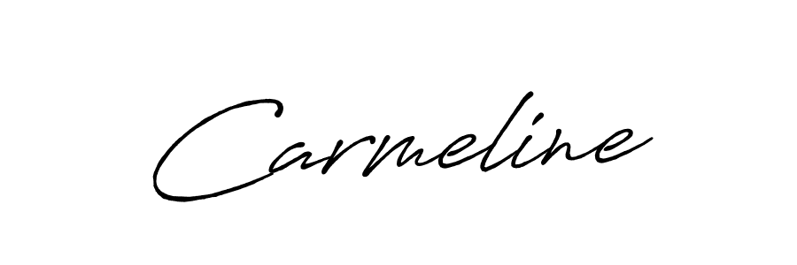 if you are searching for the best signature style for your name Carmeline. so please give up your signature search. here we have designed multiple signature styles  using Antro_Vectra_Bolder. Carmeline signature style 7 images and pictures png