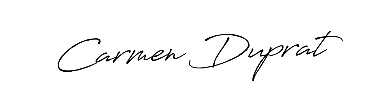 The best way (Antro_Vectra_Bolder) to make a short signature is to pick only two or three words in your name. The name Carmen Duprat include a total of six letters. For converting this name. Carmen Duprat signature style 7 images and pictures png
