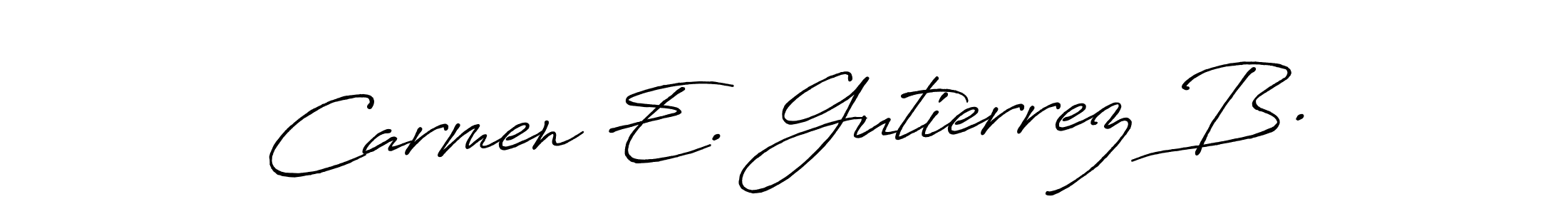 See photos of Carmen E. Gutierrez B. official signature by Spectra . Check more albums & portfolios. Read reviews & check more about Antro_Vectra_Bolder font. Carmen E. Gutierrez B. signature style 7 images and pictures png