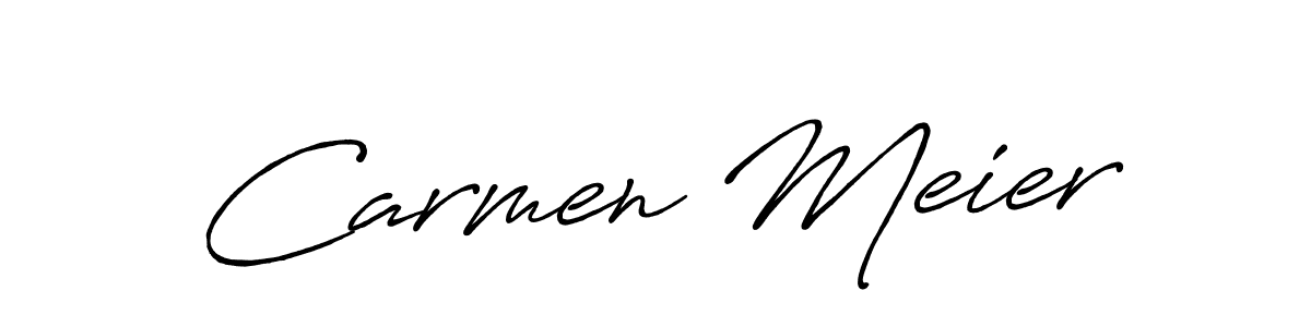 See photos of Carmen Meier official signature by Spectra . Check more albums & portfolios. Read reviews & check more about Antro_Vectra_Bolder font. Carmen Meier signature style 7 images and pictures png