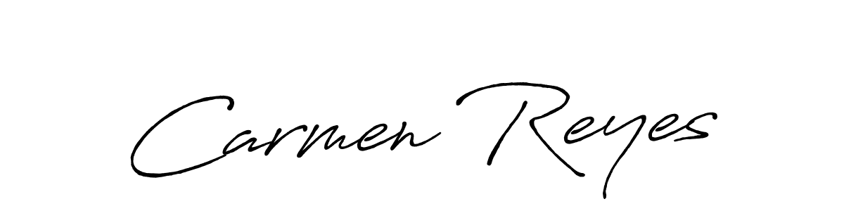 It looks lik you need a new signature style for name Carmen Reyes. Design unique handwritten (Antro_Vectra_Bolder) signature with our free signature maker in just a few clicks. Carmen Reyes signature style 7 images and pictures png