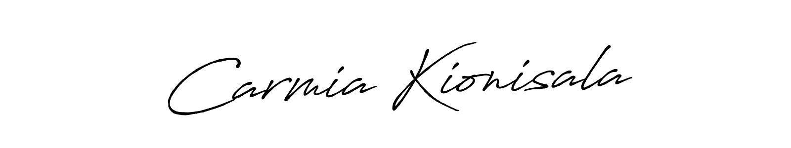 Carmia Kionisala stylish signature style. Best Handwritten Sign (Antro_Vectra_Bolder) for my name. Handwritten Signature Collection Ideas for my name Carmia Kionisala. Carmia Kionisala signature style 7 images and pictures png