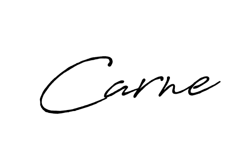 How to make Carne signature? Antro_Vectra_Bolder is a professional autograph style. Create handwritten signature for Carne name. Carne signature style 7 images and pictures png