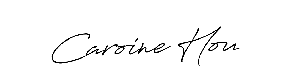 See photos of Caroine Hou official signature by Spectra . Check more albums & portfolios. Read reviews & check more about Antro_Vectra_Bolder font. Caroine Hou signature style 7 images and pictures png