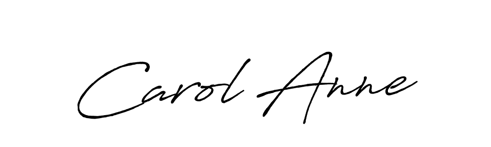 Also You can easily find your signature by using the search form. We will create Carol Anne name handwritten signature images for you free of cost using Antro_Vectra_Bolder sign style. Carol Anne signature style 7 images and pictures png