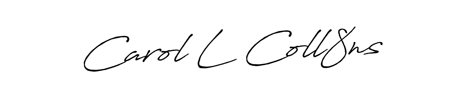 How to make Carol L Coll8ns signature? Antro_Vectra_Bolder is a professional autograph style. Create handwritten signature for Carol L Coll8ns name. Carol L Coll8ns signature style 7 images and pictures png