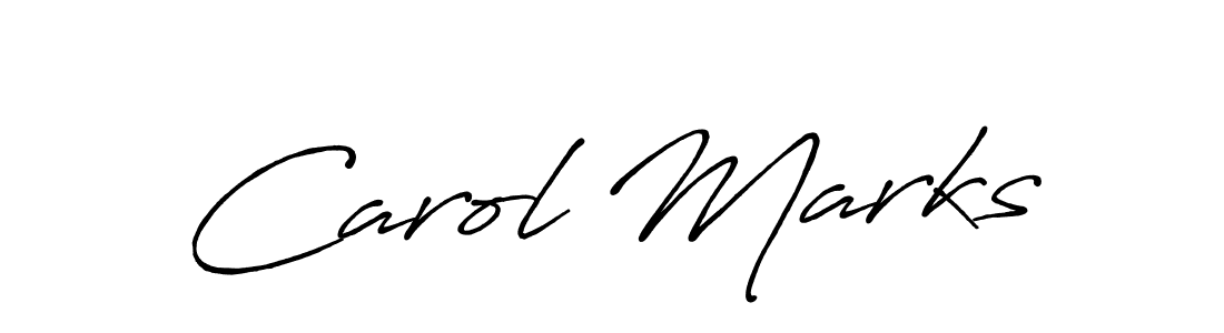 How to make Carol Marks name signature. Use Antro_Vectra_Bolder style for creating short signs online. This is the latest handwritten sign. Carol Marks signature style 7 images and pictures png