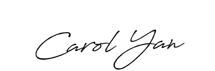 Best and Professional Signature Style for Carol Yan. Antro_Vectra_Bolder Best Signature Style Collection. Carol Yan signature style 7 images and pictures png