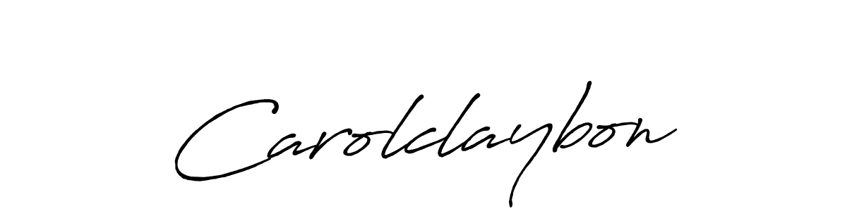 It looks lik you need a new signature style for name Carolclaybon. Design unique handwritten (Antro_Vectra_Bolder) signature with our free signature maker in just a few clicks. Carolclaybon signature style 7 images and pictures png