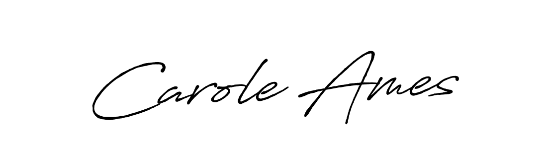 Once you've used our free online signature maker to create your best signature Antro_Vectra_Bolder style, it's time to enjoy all of the benefits that Carole Ames name signing documents. Carole Ames signature style 7 images and pictures png