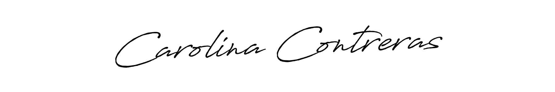 The best way (Antro_Vectra_Bolder) to make a short signature is to pick only two or three words in your name. The name Carolina Contreras include a total of six letters. For converting this name. Carolina Contreras signature style 7 images and pictures png