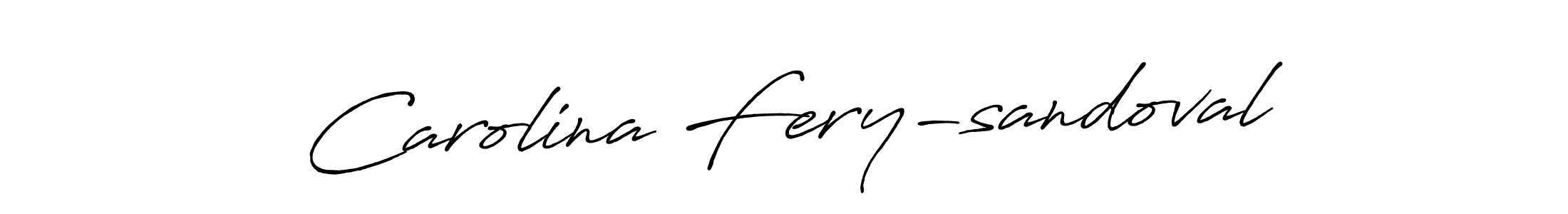 Also You can easily find your signature by using the search form. We will create Carolina Fery-sandoval name handwritten signature images for you free of cost using Antro_Vectra_Bolder sign style. Carolina Fery-sandoval signature style 7 images and pictures png