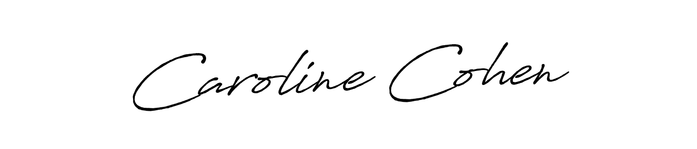 How to make Caroline Cohen signature? Antro_Vectra_Bolder is a professional autograph style. Create handwritten signature for Caroline Cohen name. Caroline Cohen signature style 7 images and pictures png