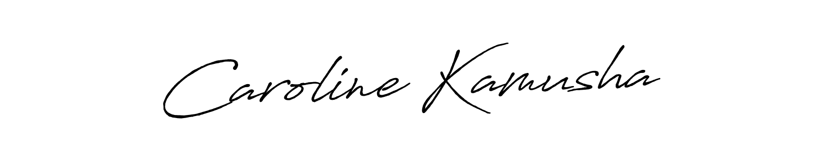 Antro_Vectra_Bolder is a professional signature style that is perfect for those who want to add a touch of class to their signature. It is also a great choice for those who want to make their signature more unique. Get Caroline Kamusha name to fancy signature for free. Caroline Kamusha signature style 7 images and pictures png