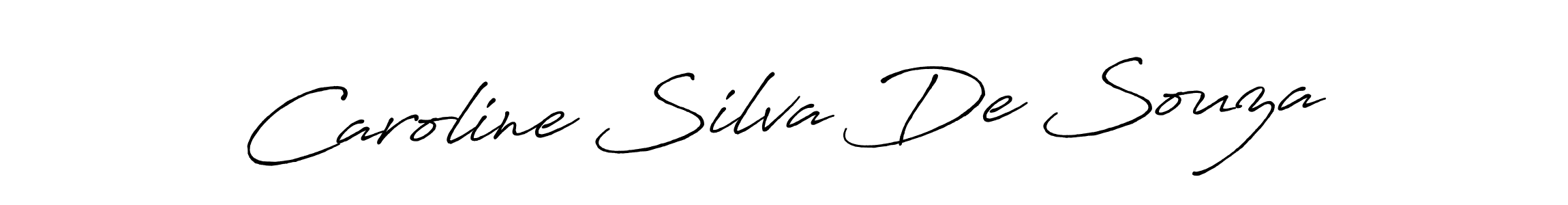 Use a signature maker to create a handwritten signature online. With this signature software, you can design (Antro_Vectra_Bolder) your own signature for name Caroline Silva De Souza. Caroline Silva De Souza signature style 7 images and pictures png