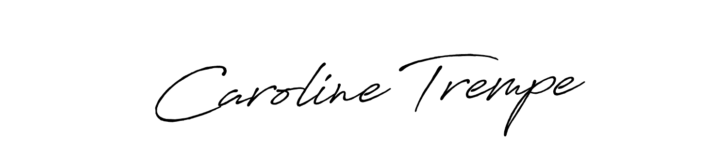 You should practise on your own different ways (Antro_Vectra_Bolder) to write your name (Caroline Trempe) in signature. don't let someone else do it for you. Caroline Trempe signature style 7 images and pictures png