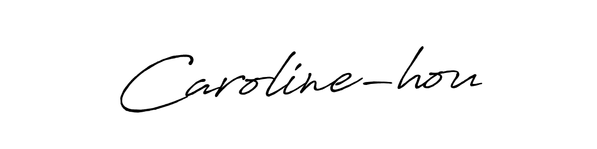 Create a beautiful signature design for name Caroline-hou. With this signature (Antro_Vectra_Bolder) fonts, you can make a handwritten signature for free. Caroline-hou signature style 7 images and pictures png