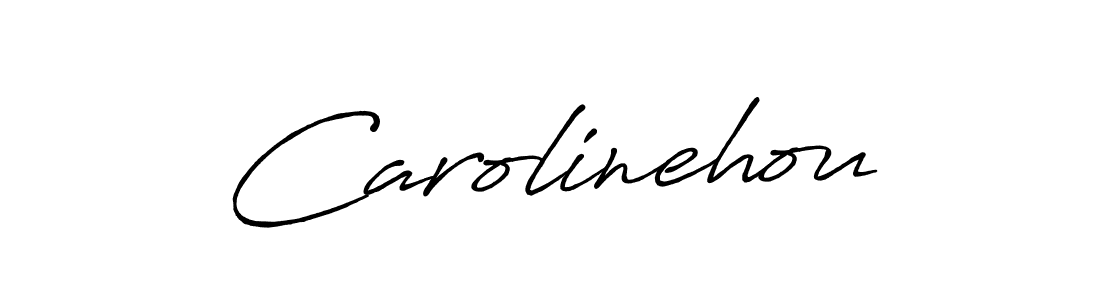 Design your own signature with our free online signature maker. With this signature software, you can create a handwritten (Antro_Vectra_Bolder) signature for name Carolinehou. Carolinehou signature style 7 images and pictures png