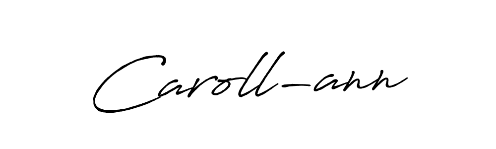 How to make Caroll-ann signature? Antro_Vectra_Bolder is a professional autograph style. Create handwritten signature for Caroll-ann name. Caroll-ann signature style 7 images and pictures png