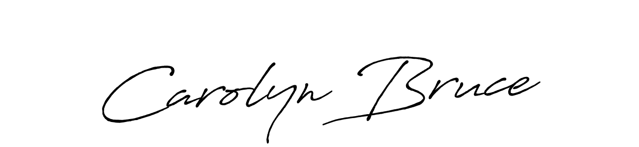 Design your own signature with our free online signature maker. With this signature software, you can create a handwritten (Antro_Vectra_Bolder) signature for name Carolyn Bruce. Carolyn Bruce signature style 7 images and pictures png