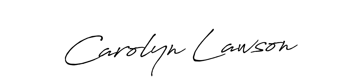 How to make Carolyn Lawson name signature. Use Antro_Vectra_Bolder style for creating short signs online. This is the latest handwritten sign. Carolyn Lawson signature style 7 images and pictures png