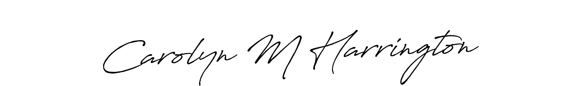 Best and Professional Signature Style for Carolyn M Harrington. Antro_Vectra_Bolder Best Signature Style Collection. Carolyn M Harrington signature style 7 images and pictures png