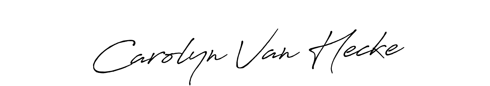 Also You can easily find your signature by using the search form. We will create Carolyn Van Hecke name handwritten signature images for you free of cost using Antro_Vectra_Bolder sign style. Carolyn Van Hecke signature style 7 images and pictures png
