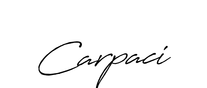 Carpaci stylish signature style. Best Handwritten Sign (Antro_Vectra_Bolder) for my name. Handwritten Signature Collection Ideas for my name Carpaci. Carpaci signature style 7 images and pictures png