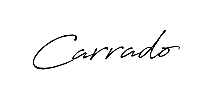 Create a beautiful signature design for name Carrado. With this signature (Antro_Vectra_Bolder) fonts, you can make a handwritten signature for free. Carrado signature style 7 images and pictures png