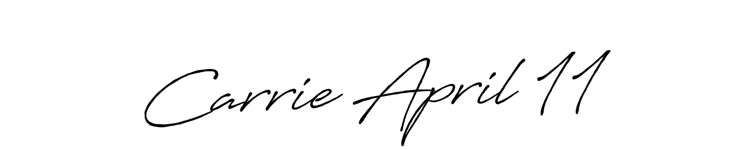 How to Draw Carrie April 11 signature style? Antro_Vectra_Bolder is a latest design signature styles for name Carrie April 11. Carrie April 11 signature style 7 images and pictures png