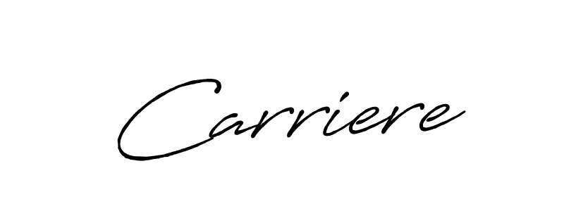 Make a beautiful signature design for name Carriere. Use this online signature maker to create a handwritten signature for free. Carriere signature style 7 images and pictures png