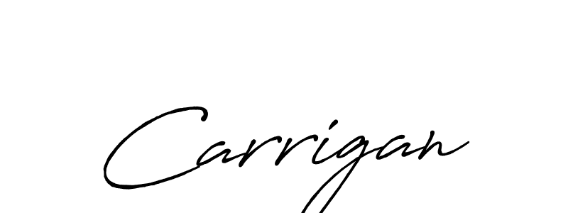 You should practise on your own different ways (Antro_Vectra_Bolder) to write your name (Carrigan) in signature. don't let someone else do it for you. Carrigan signature style 7 images and pictures png