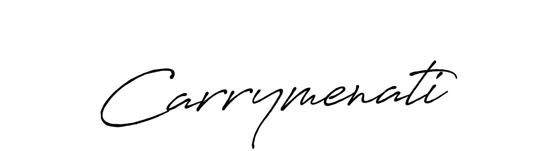 Also we have Carrymenati name is the best signature style. Create professional handwritten signature collection using Antro_Vectra_Bolder autograph style. Carrymenati signature style 7 images and pictures png