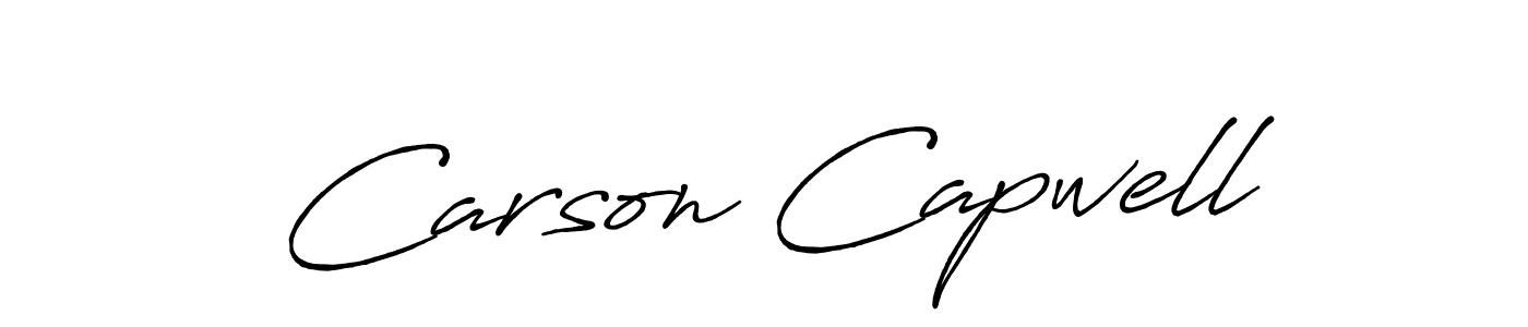 Similarly Antro_Vectra_Bolder is the best handwritten signature design. Signature creator online .You can use it as an online autograph creator for name Carson Capwell. Carson Capwell signature style 7 images and pictures png