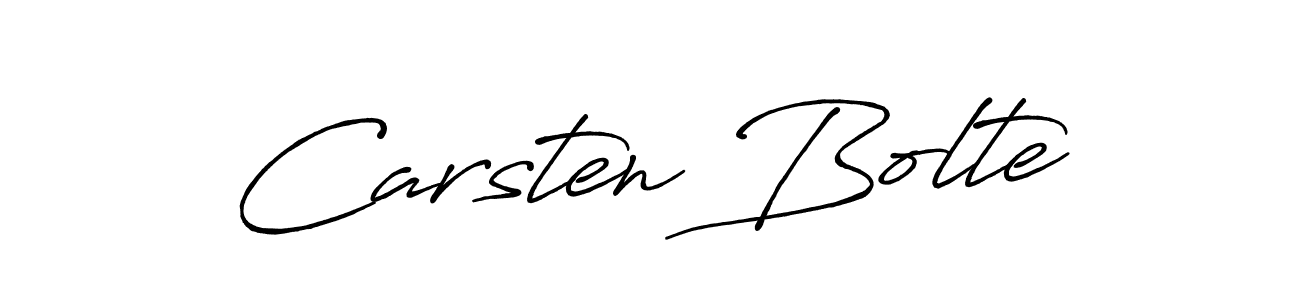 How to make Carsten Bolte name signature. Use Antro_Vectra_Bolder style for creating short signs online. This is the latest handwritten sign. Carsten Bolte signature style 7 images and pictures png