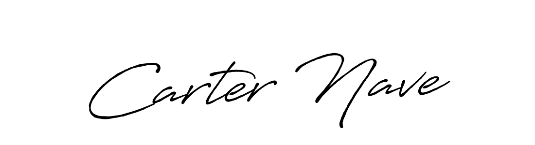 Design your own signature with our free online signature maker. With this signature software, you can create a handwritten (Antro_Vectra_Bolder) signature for name Carter Nave. Carter Nave signature style 7 images and pictures png