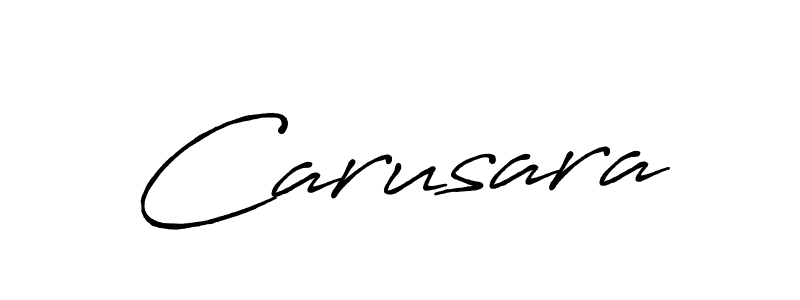 How to make Carusara signature? Antro_Vectra_Bolder is a professional autograph style. Create handwritten signature for Carusara name. Carusara signature style 7 images and pictures png