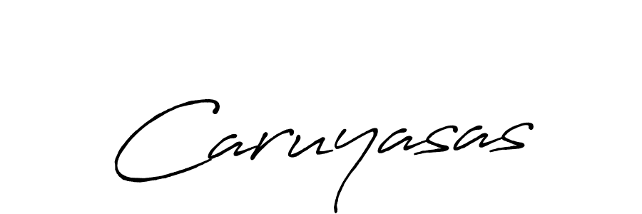 Make a beautiful signature design for name Caruyasas. With this signature (Antro_Vectra_Bolder) style, you can create a handwritten signature for free. Caruyasas signature style 7 images and pictures png