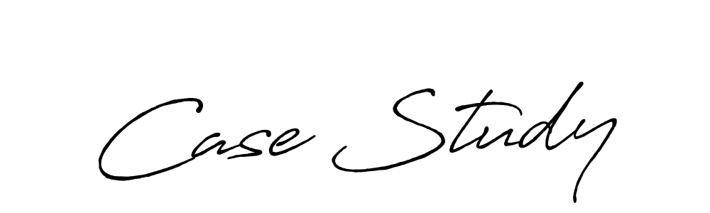 How to make Case Study name signature. Use Antro_Vectra_Bolder style for creating short signs online. This is the latest handwritten sign. Case Study signature style 7 images and pictures png
